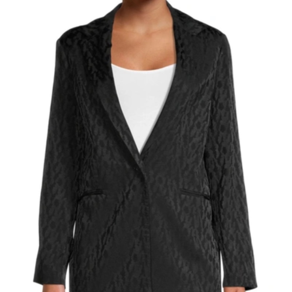 Maje Leopard Black Blazer